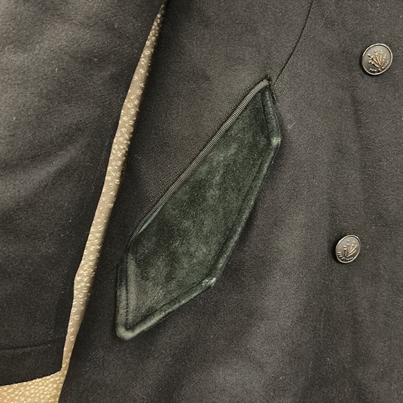 🔥🔥🔥 Rag & Bone Black Wool Lamb leather Jacket Coat - Picture 7 of 16